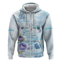 Mental Health Zip Hoodie Healing Is Not Linear - Wonder Print Shop