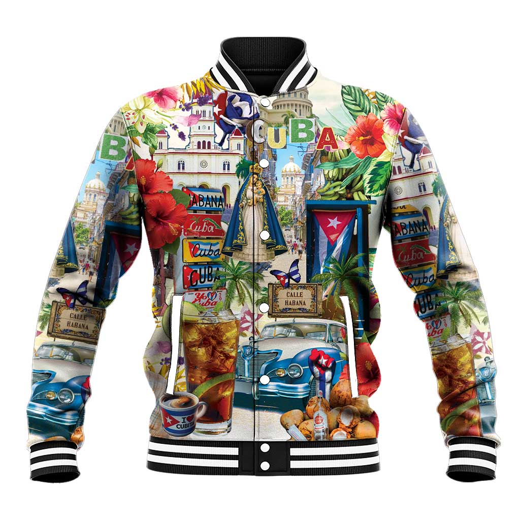 Cuba Libre Baseball Jacket The Culture Of Cuba - Wonder Print Shop