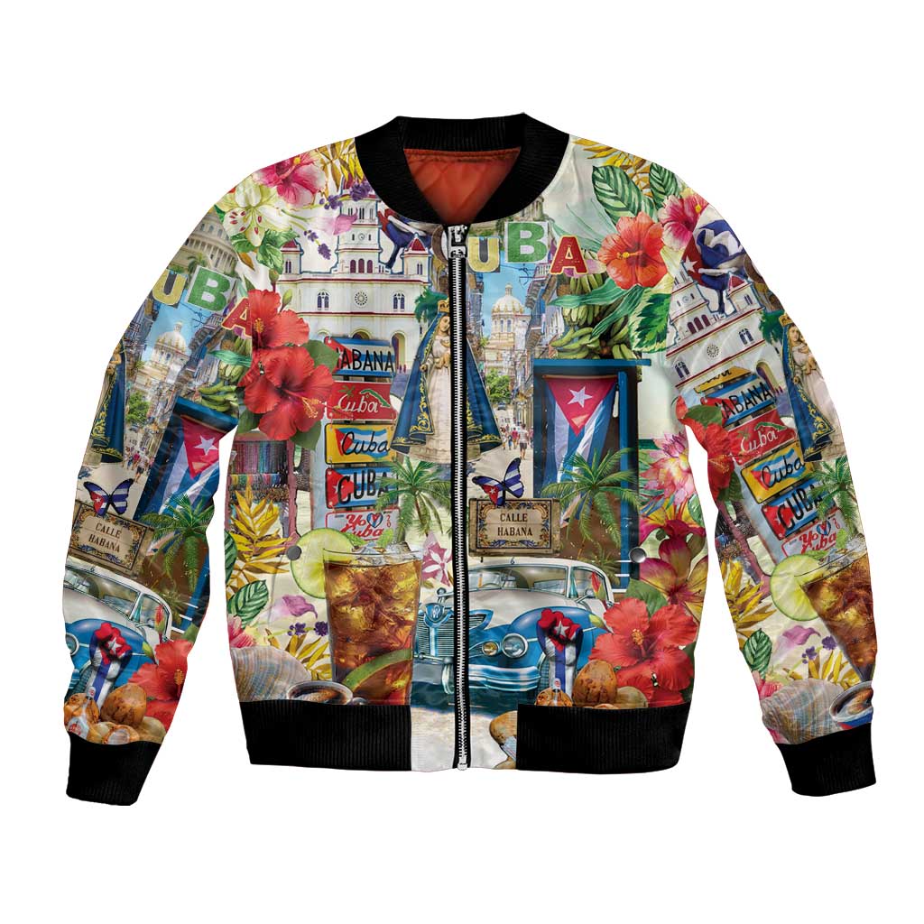 Cuba Libre Bomber Jacket The Culture Of Cuba - Wonder Print Shop