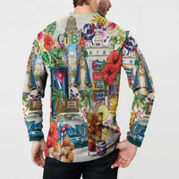 Cuba Libre Button Sweatshirt The Culture Of Cuba - Wonder Print Shop