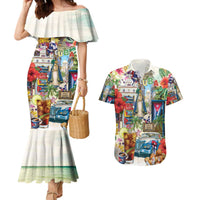 Cuba Libre Couples Matching Mermaid Dress and Hawaiian Shirt The Culture Of Cuba - Wonder Print Shop