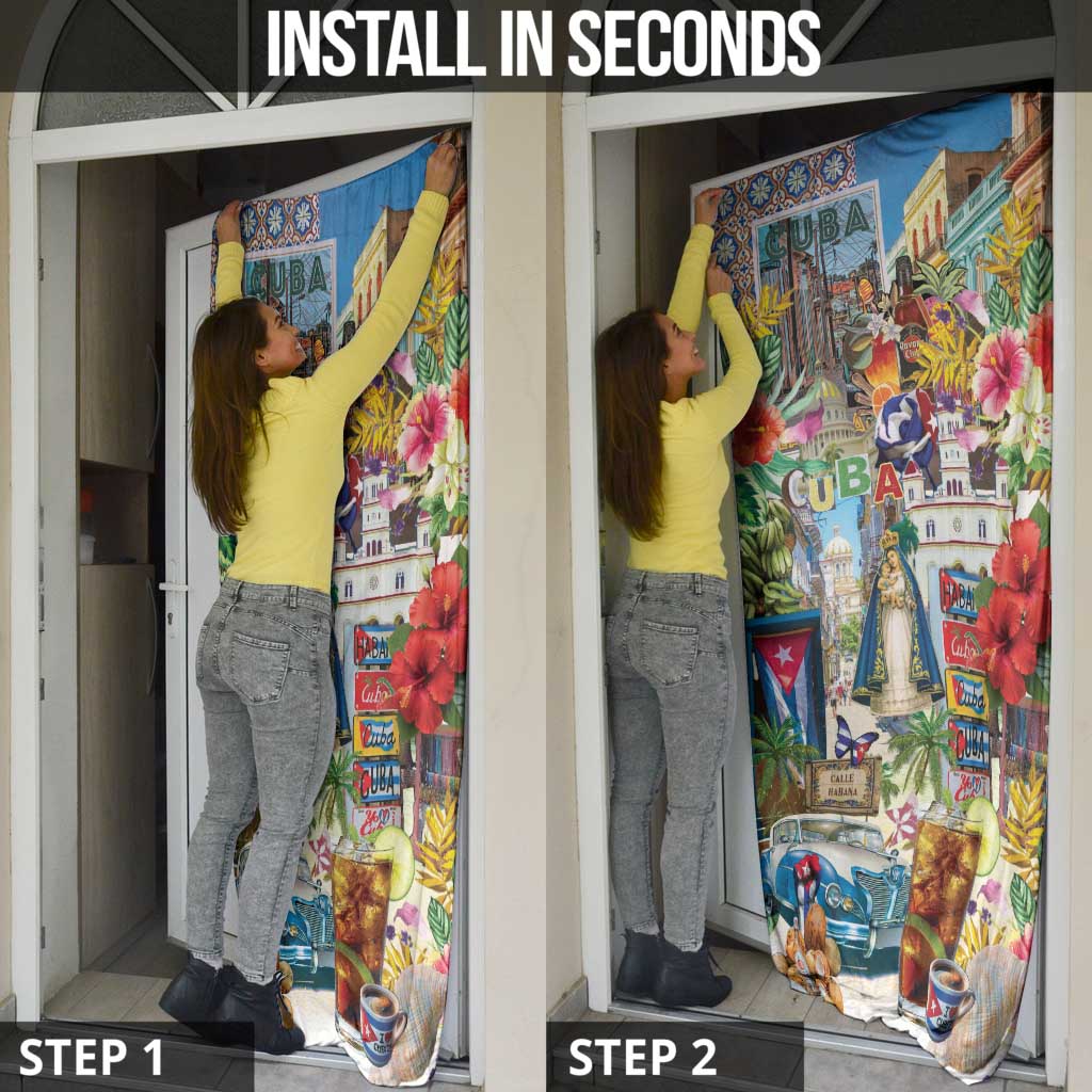Cuba Libre Door Cover The Culture Of Cuba - Wonder Print Shop