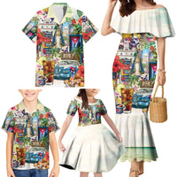 Cuba Libre Family Matching Mermaid Dress and Hawaiian Shirt The Culture Of Cuba - Wonder Print Shop