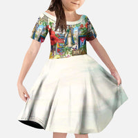 Cuba Libre Family Matching Off The Shoulder Long Sleeve Dress and Hawaiian Shirt The Culture Of Cuba - Wonder Print Shop