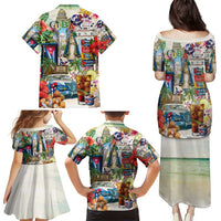 Cuba Libre Family Matching Puletasi and Hawaiian Shirt The Culture Of Cuba - Wonder Print Shop