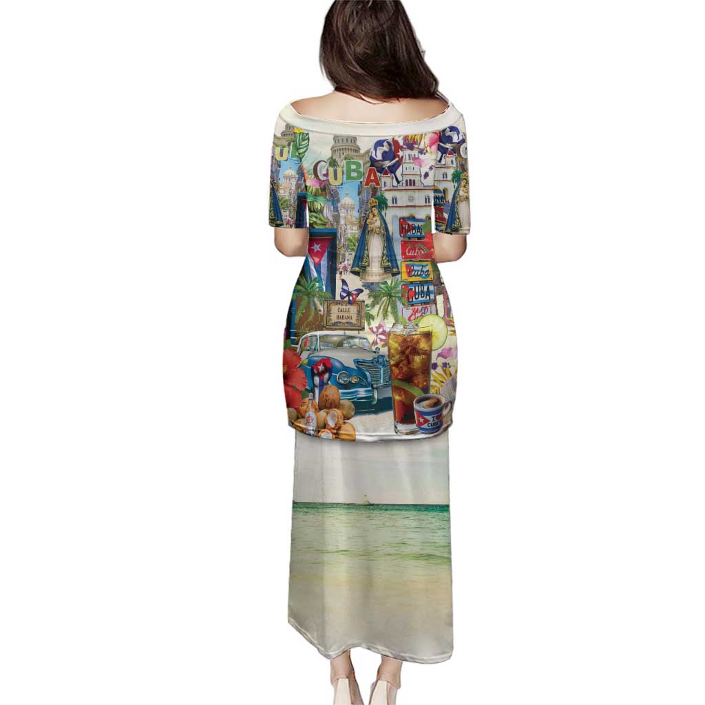 Cuba Libre Family Matching Puletasi and Hawaiian Shirt The Culture Of Cuba - Wonder Print Shop