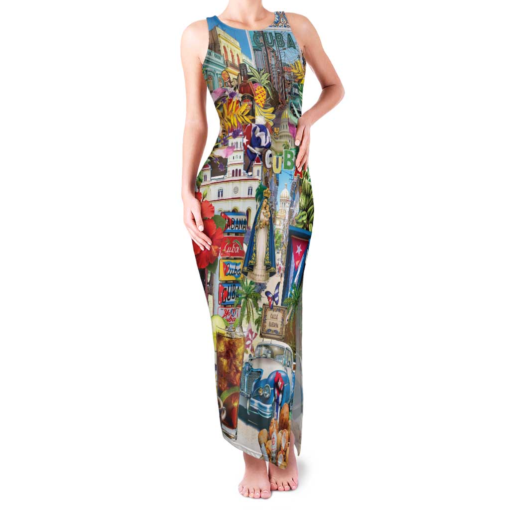 Cuba Libre Family Matching Tank Maxi Dress and Hawaiian Shirt The Culture Of Cuba - Wonder Print Shop