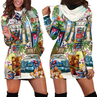 Cuba Libre Hoodie Dress The Culture Of Cuba - Wonder Print Shop