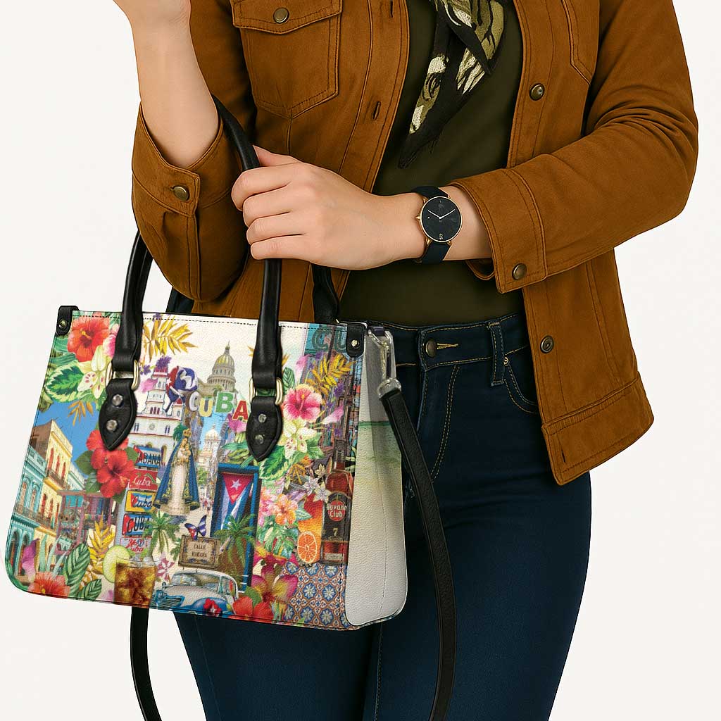 Cuba Libre Leather Bag The Culture Of Cuba - Wonder Print Shop