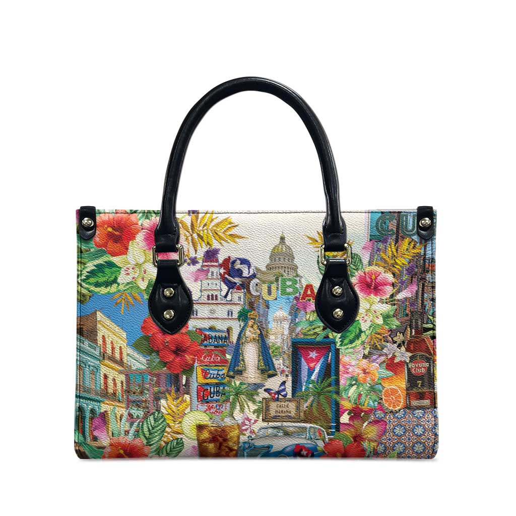 Cuba Libre Leather Bag The Culture Of Cuba - Wonder Print Shop