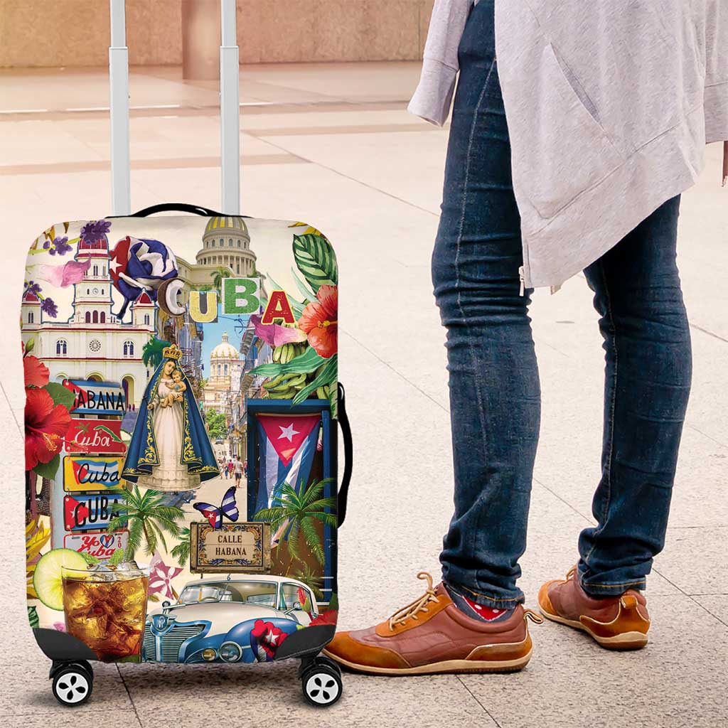 Cuba Libre Luggage Cover The Culture Of Cuba - Wonder Print Shop