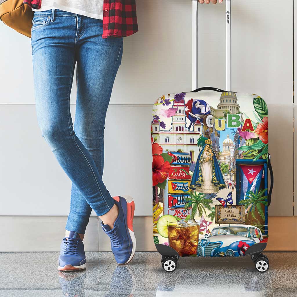 Cuba Libre Luggage Cover The Culture Of Cuba - Wonder Print Shop