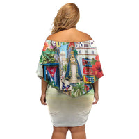 Cuba Libre Off Shoulder Short Dress The Culture Of Cuba - Wonder Print Shop