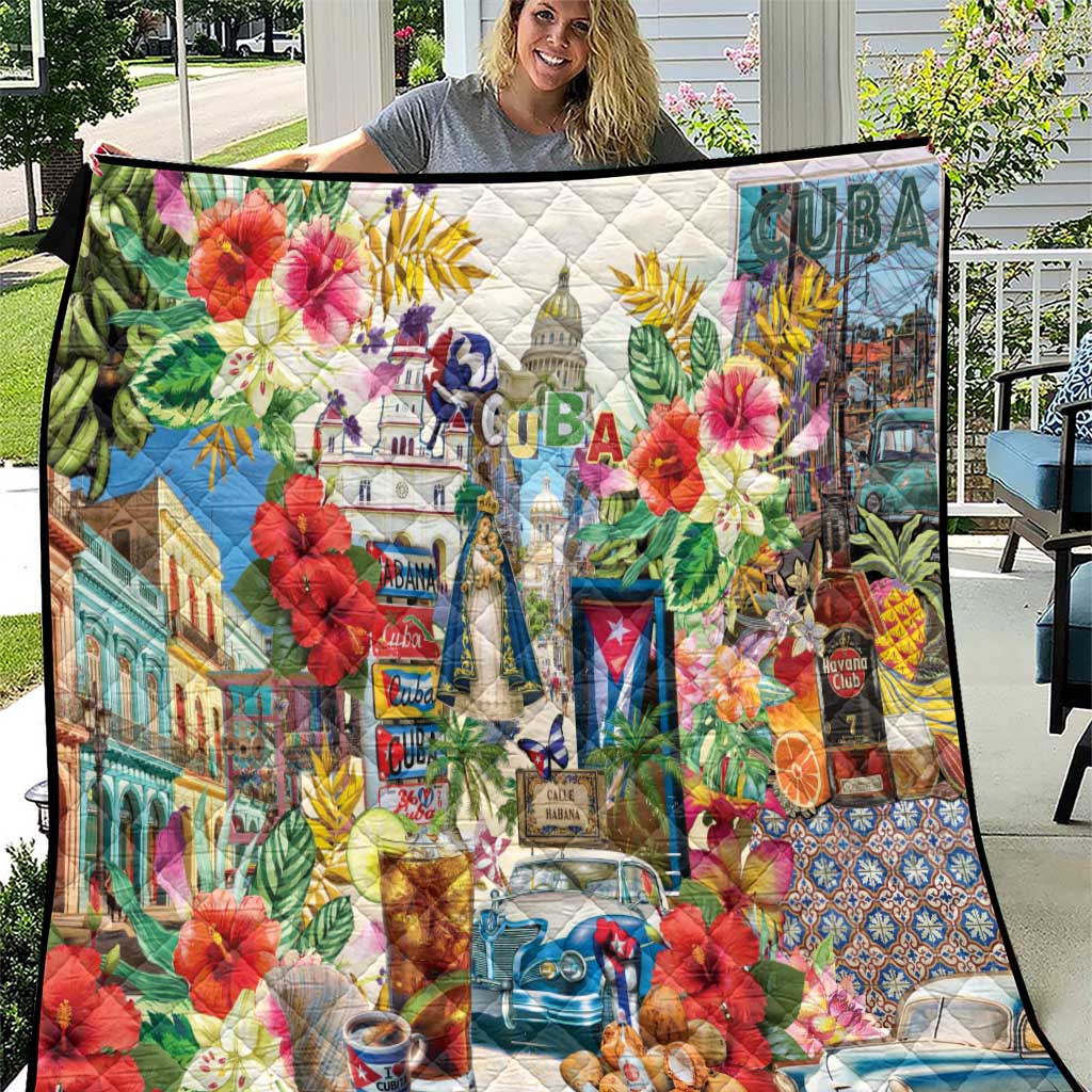 Cuba Libre Quilt The Culture Of Cuba - Wonder Print Shop
