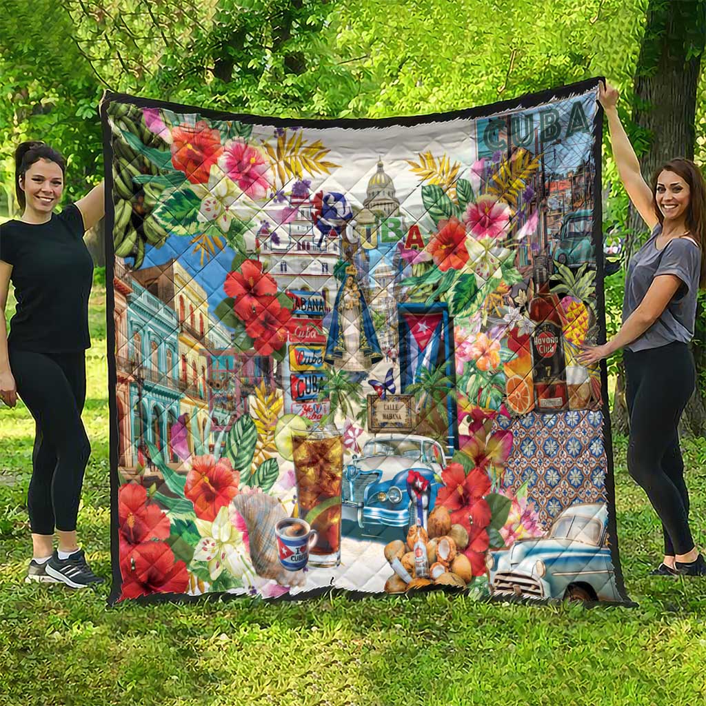 Cuba Libre Quilt The Culture Of Cuba - Wonder Print Shop