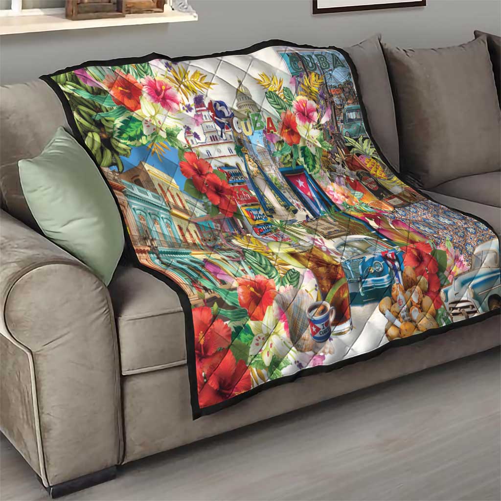 Cuba Libre Quilt The Culture Of Cuba - Wonder Print Shop