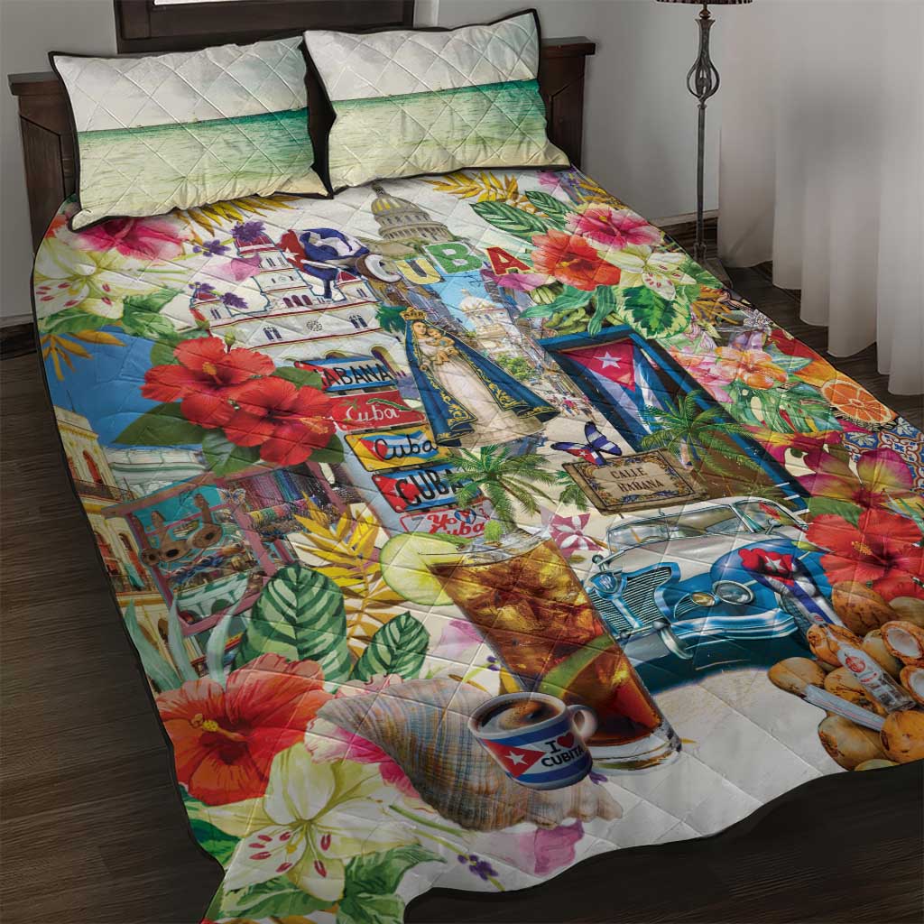 Cuba Libre Quilt Bed Set The Culture Of Cuba - Wonder Print Shop