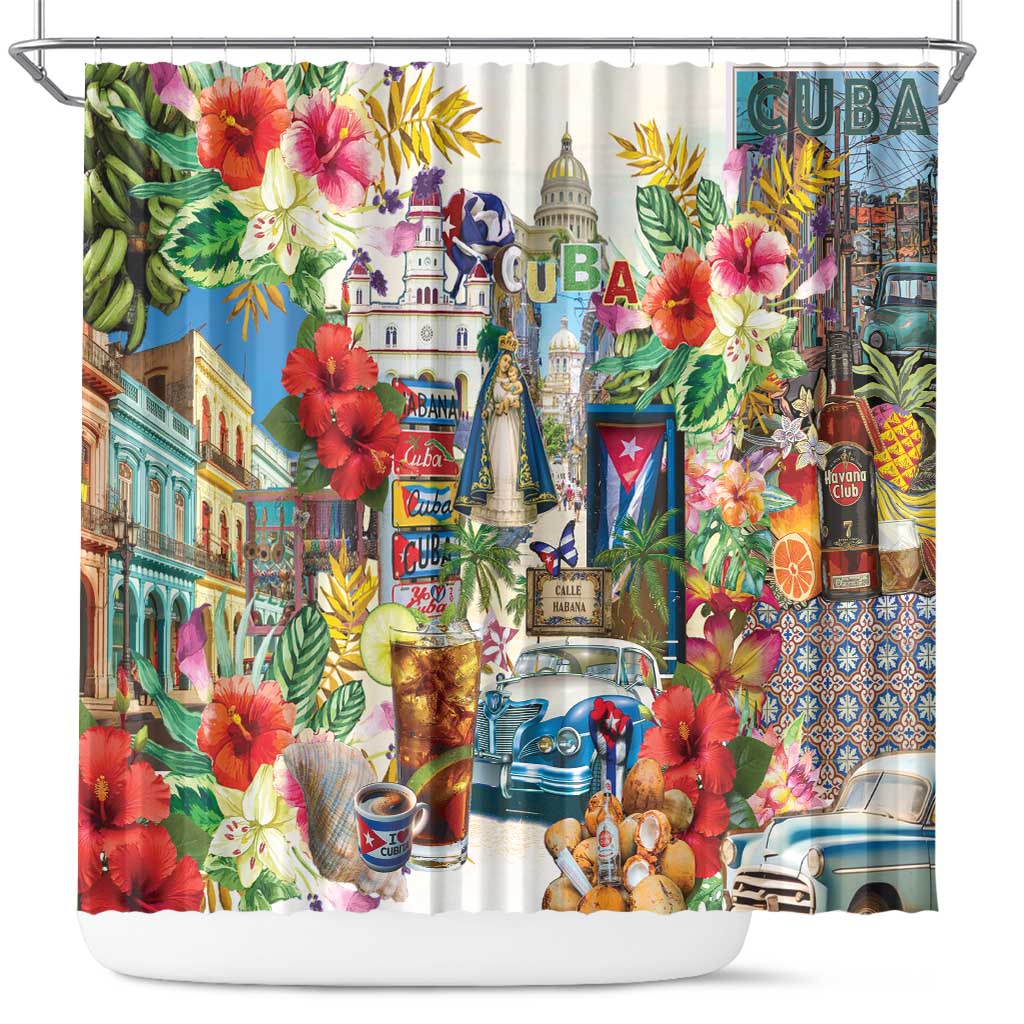 Cuba Libre Shower Curtain The Culture Of Cuba - Wonder Print Shop
