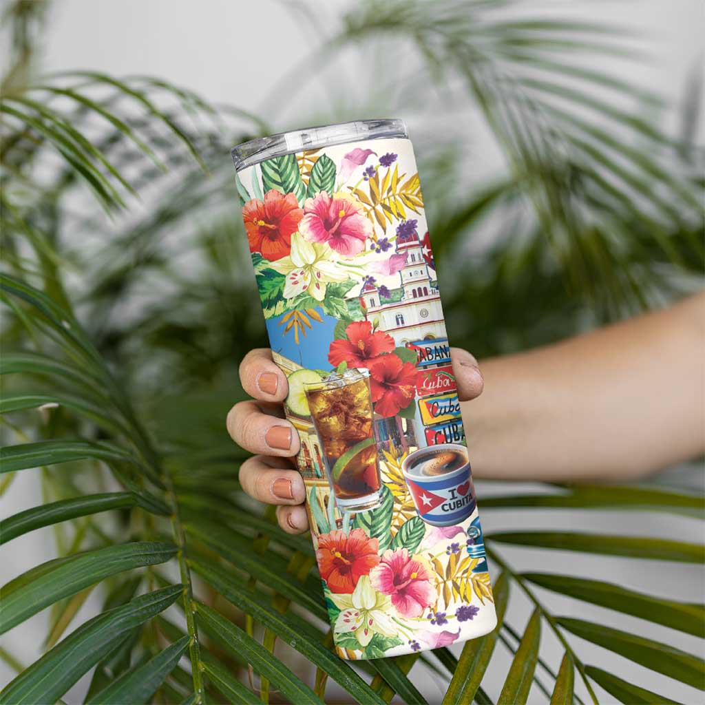 Cuba Libre Skinny Tumbler The Culture Of Cuba - Wonder Print Shop