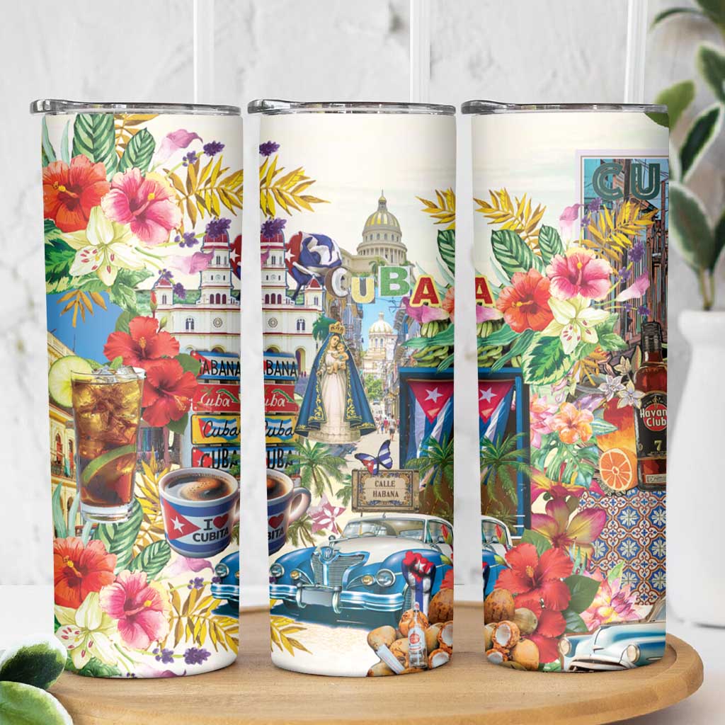 Cuba Libre Skinny Tumbler The Culture Of Cuba - Wonder Print Shop