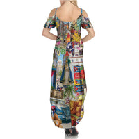 Cuba Libre Summer Maxi Dress The Culture Of Cuba - Wonder Print Shop