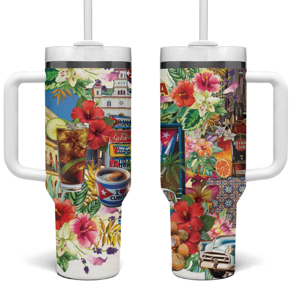 Cuba Libre Tumbler With Handle The Culture Of Cuba - Wonder Print Shop