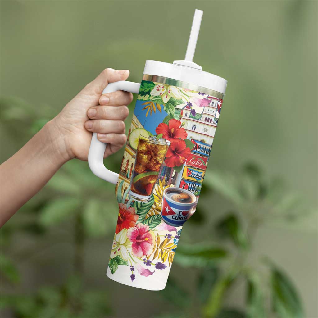 Cuba Libre Tumbler With Handle The Culture Of Cuba - Wonder Print Shop