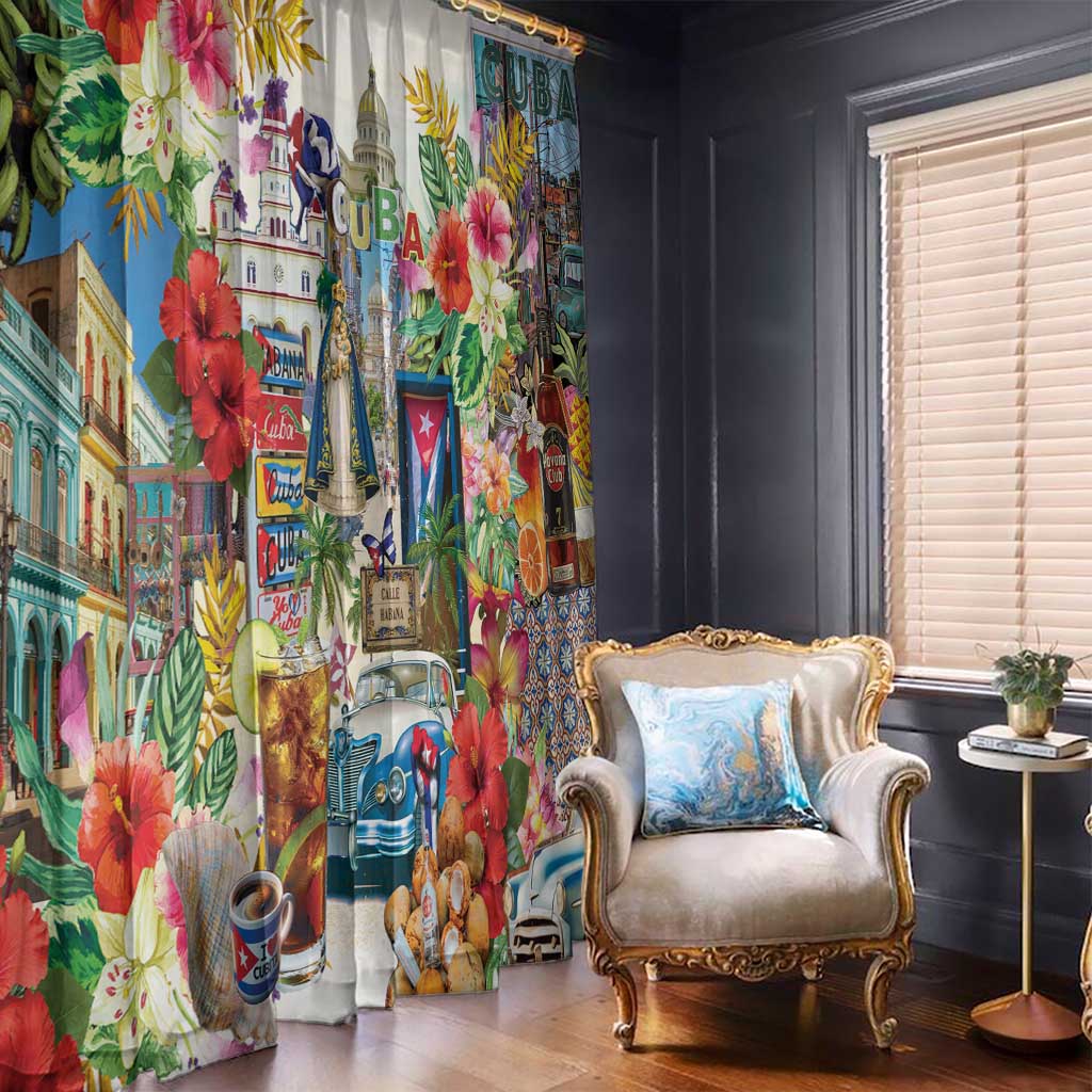 Cuba Libre Window Curtain The Culture Of Cuba - Wonder Print Shop