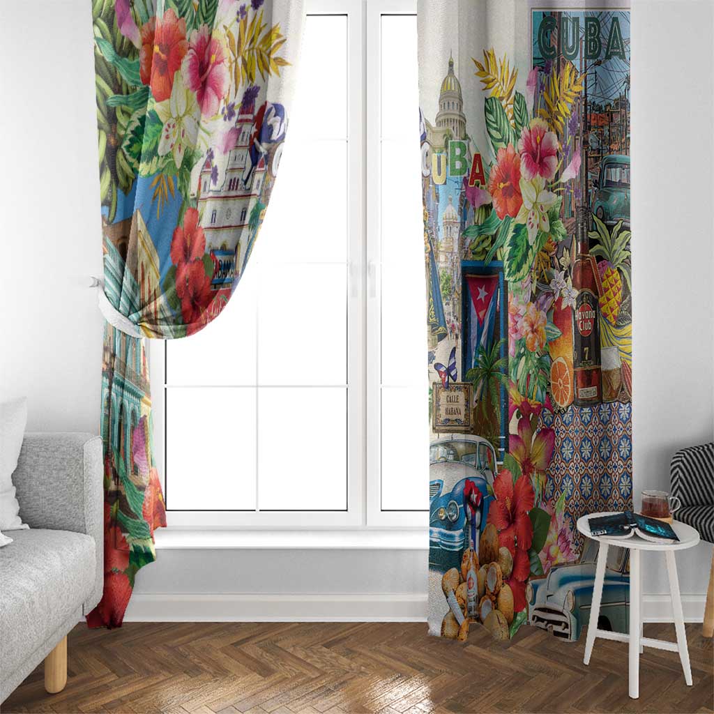 Cuba Libre Window Curtain The Culture Of Cuba - Wonder Print Shop