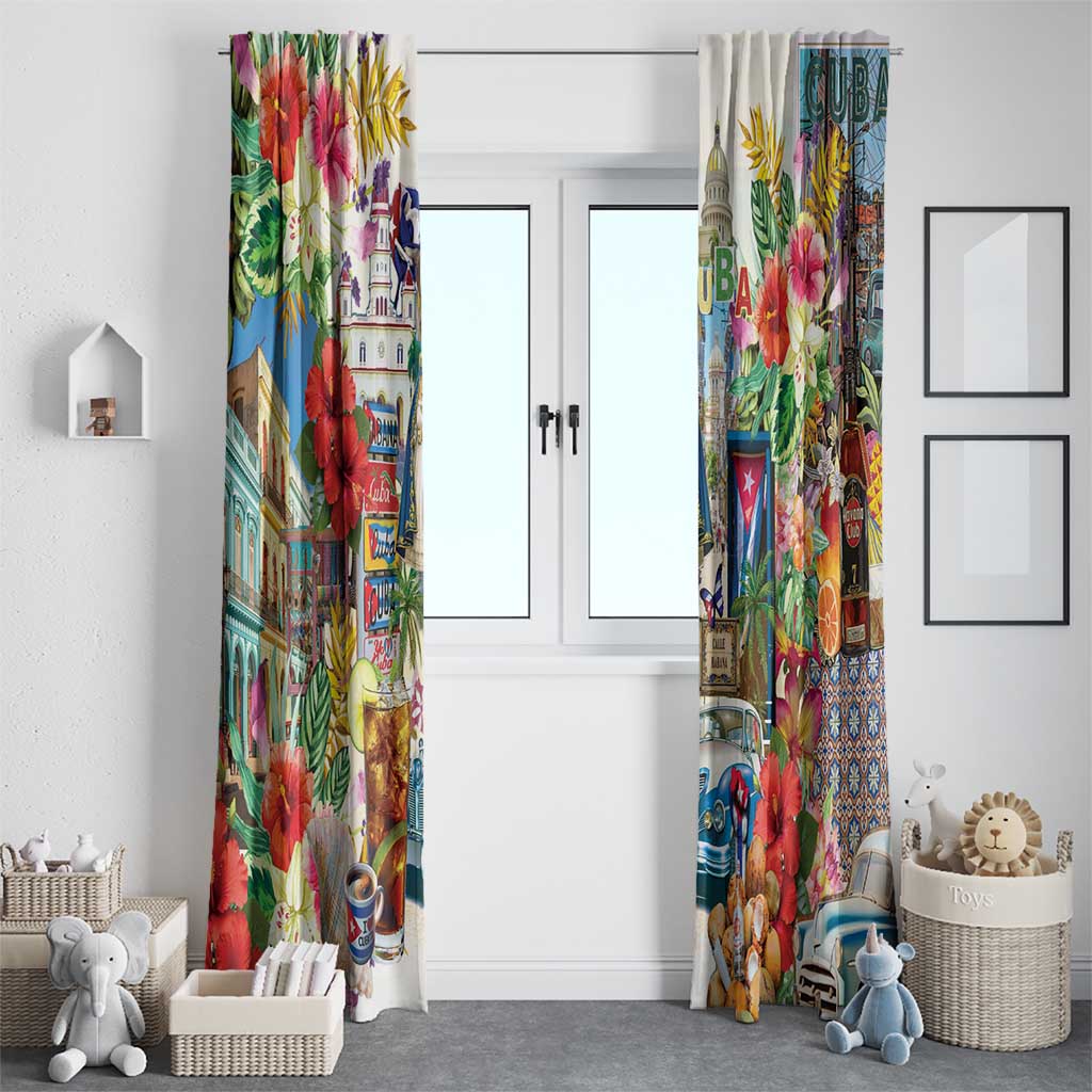 Cuba Libre Window Curtain The Culture Of Cuba - Wonder Print Shop