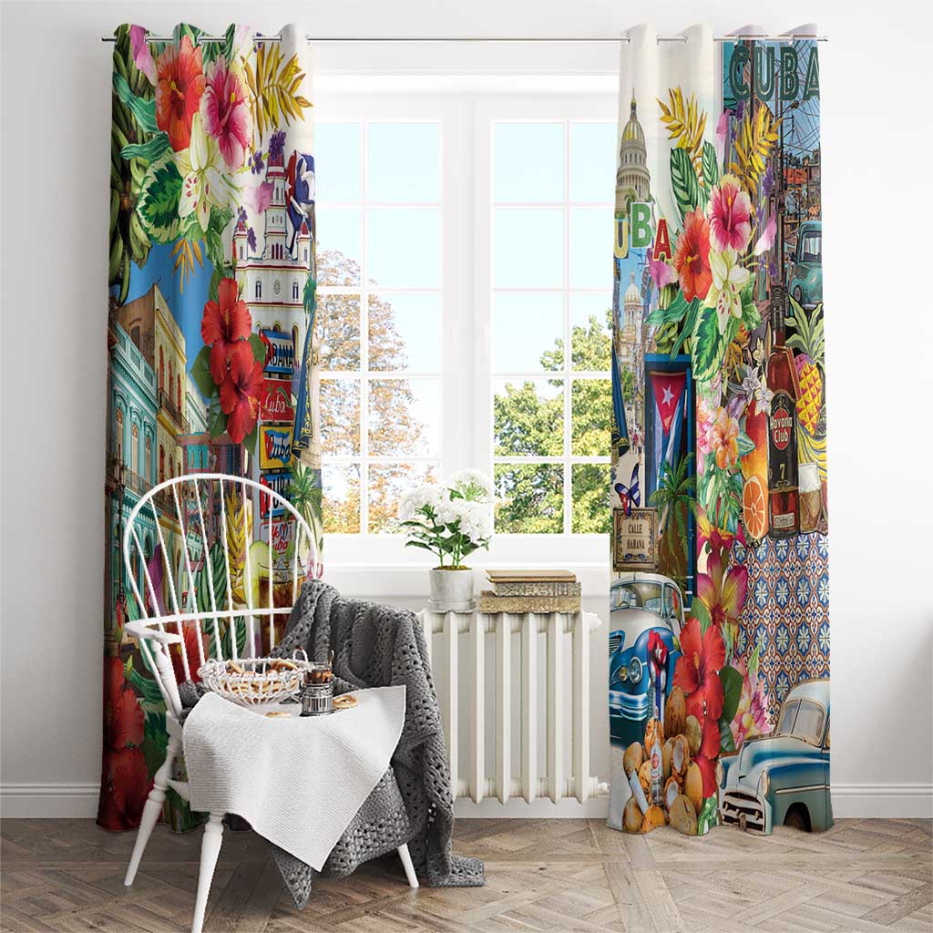 Cuba Libre Window Curtain The Culture Of Cuba - Wonder Print Shop