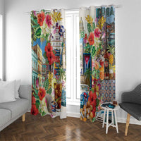 Cuba Libre Window Curtain The Culture Of Cuba - Wonder Print Shop