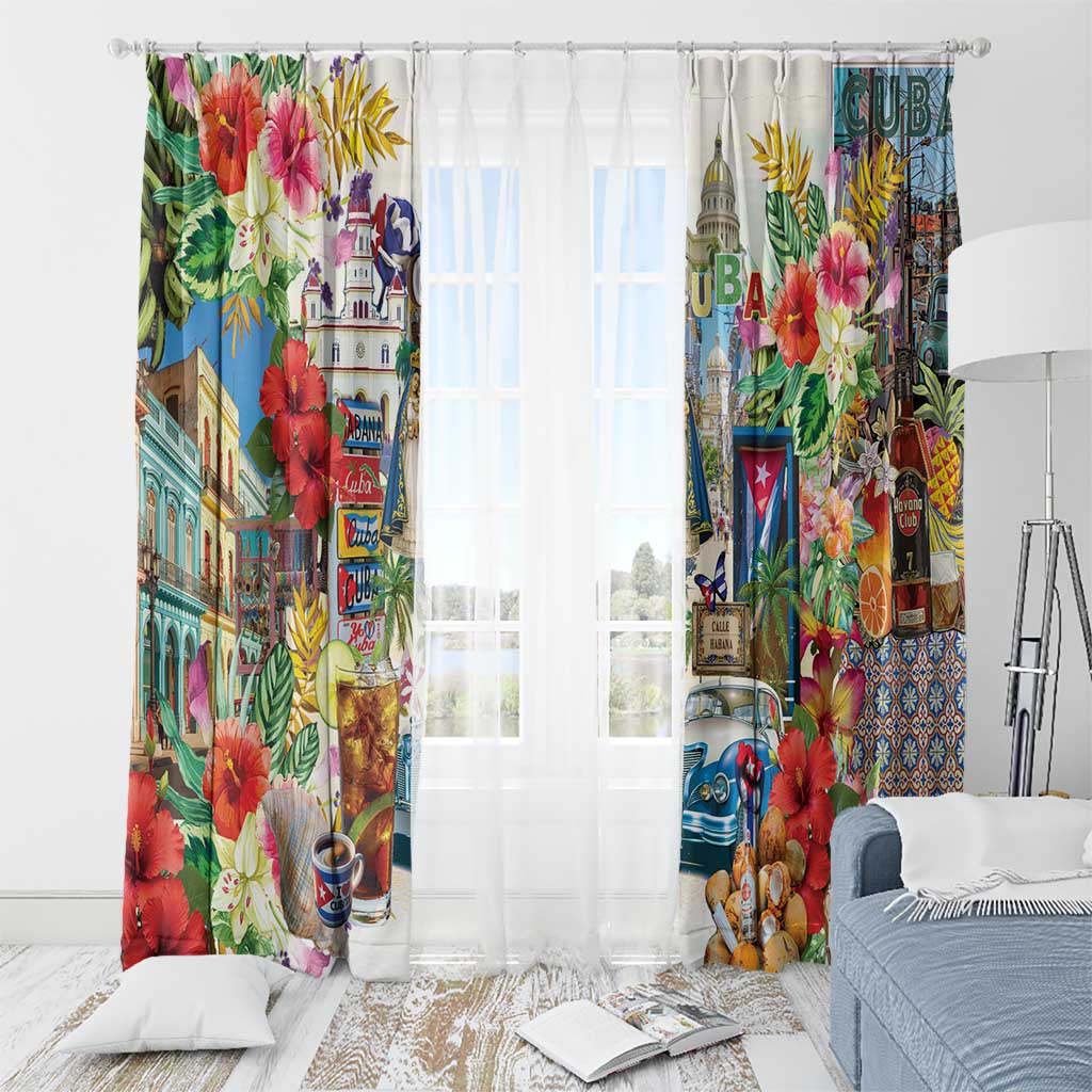 Cuba Libre Window Curtain The Culture Of Cuba - Wonder Print Shop