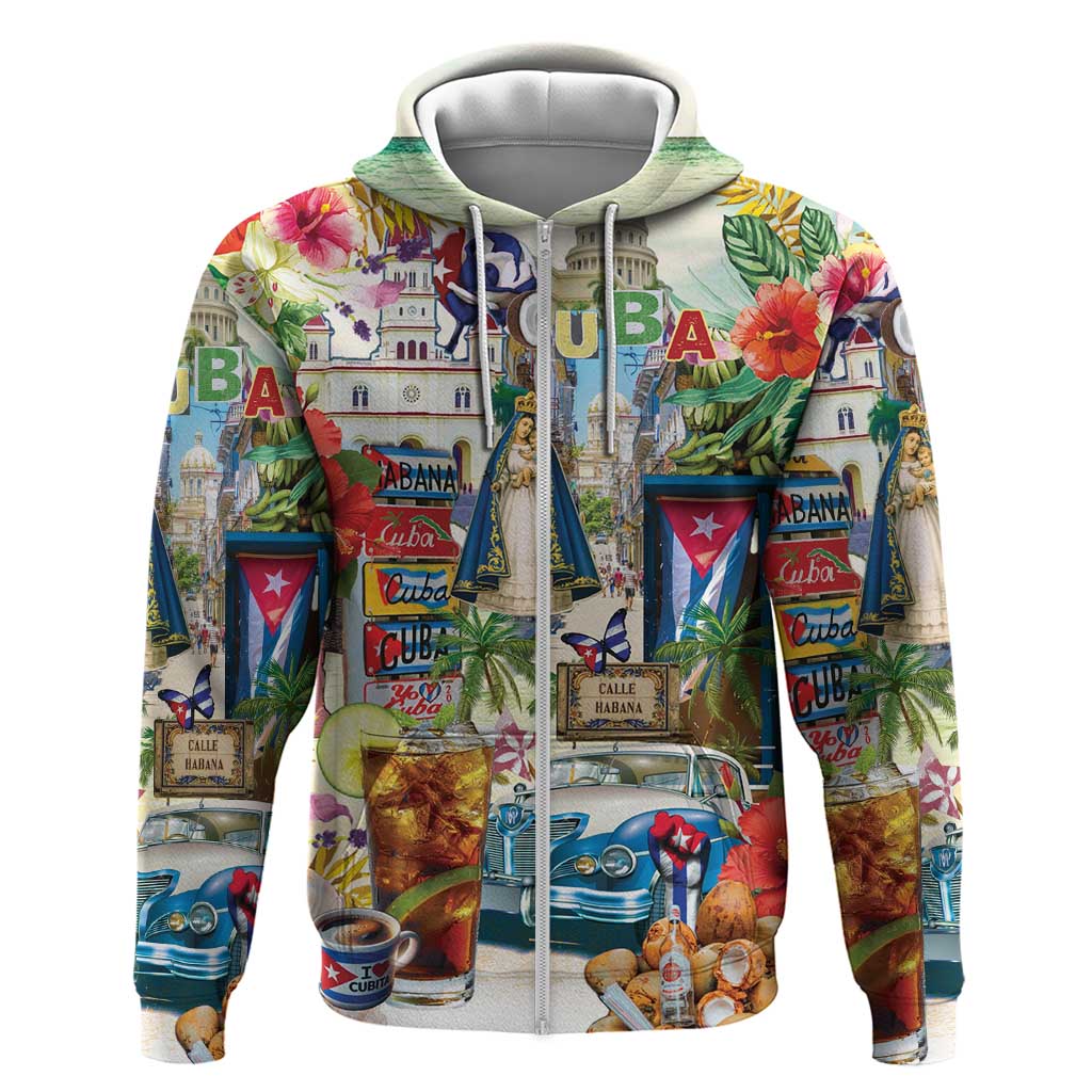 Cuba Libre Zip Hoodie The Culture Of Cuba - Wonder Print Shop