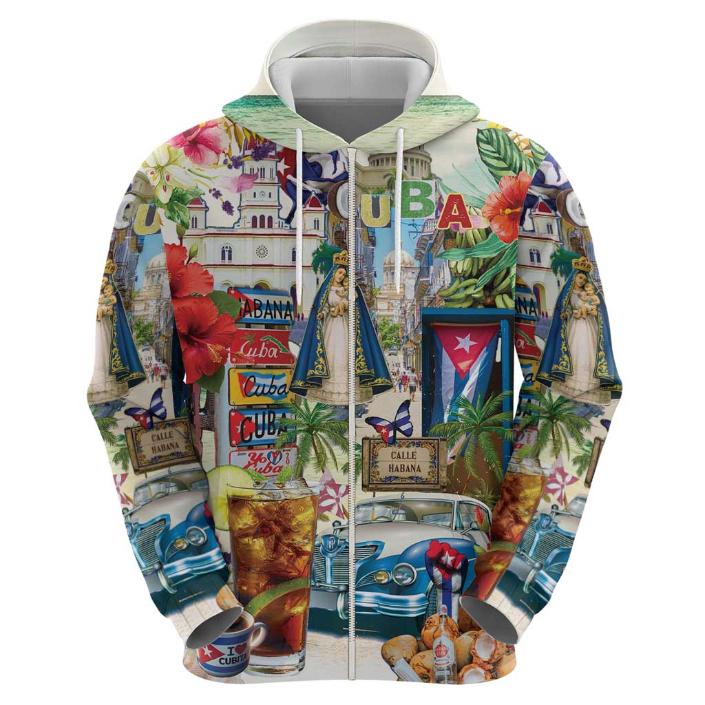 Cuba Libre Zip Hoodie The Culture Of Cuba - Wonder Print Shop
