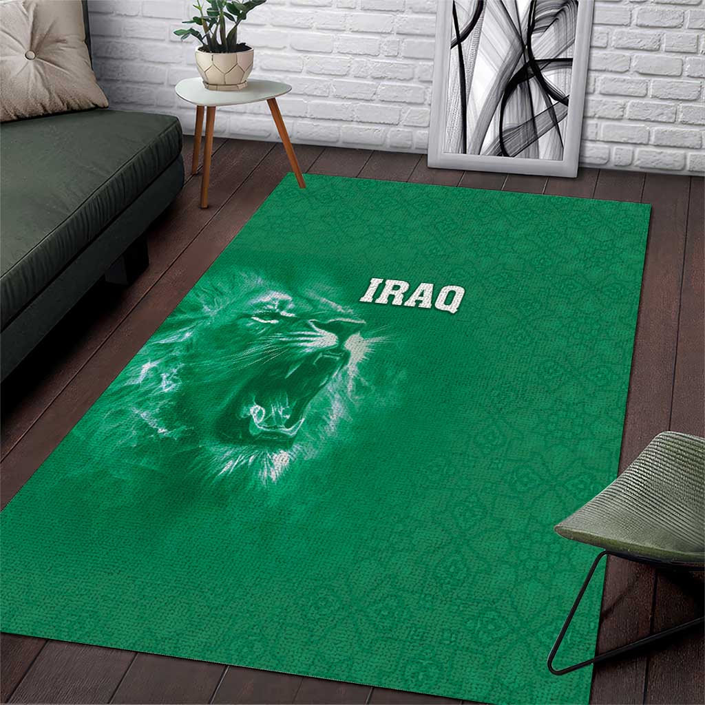 Iraq Football Area Rug Go Champions - Wonder Print Shop