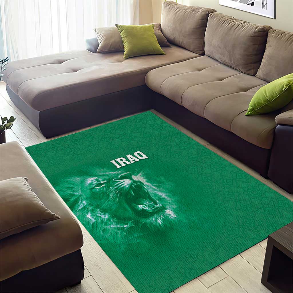 Iraq Football Area Rug Go Champions - Wonder Print Shop