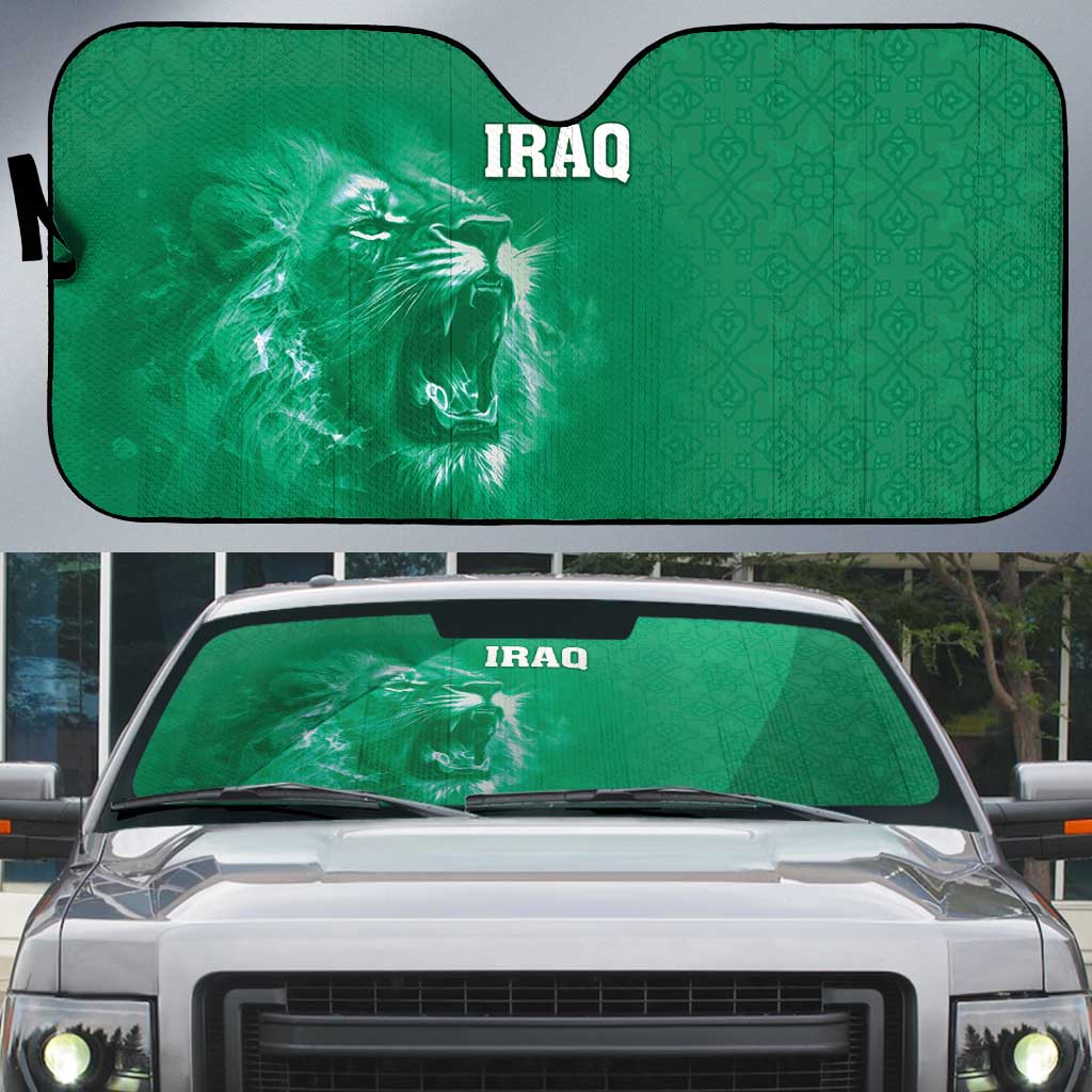 Iraq Football Auto Sun Shade Go Champions - Wonder Print Shop