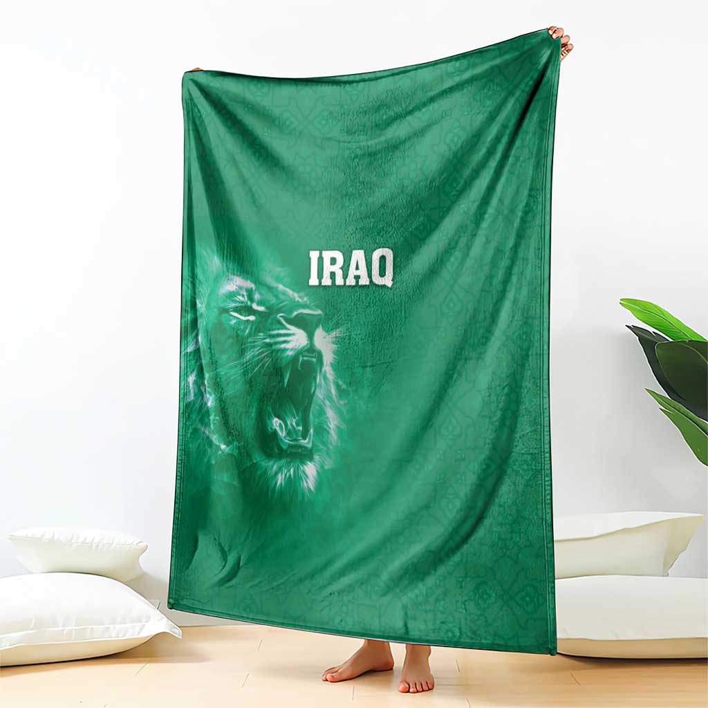 Iraq Football Blanket Go Champions - Wonder Print Shop