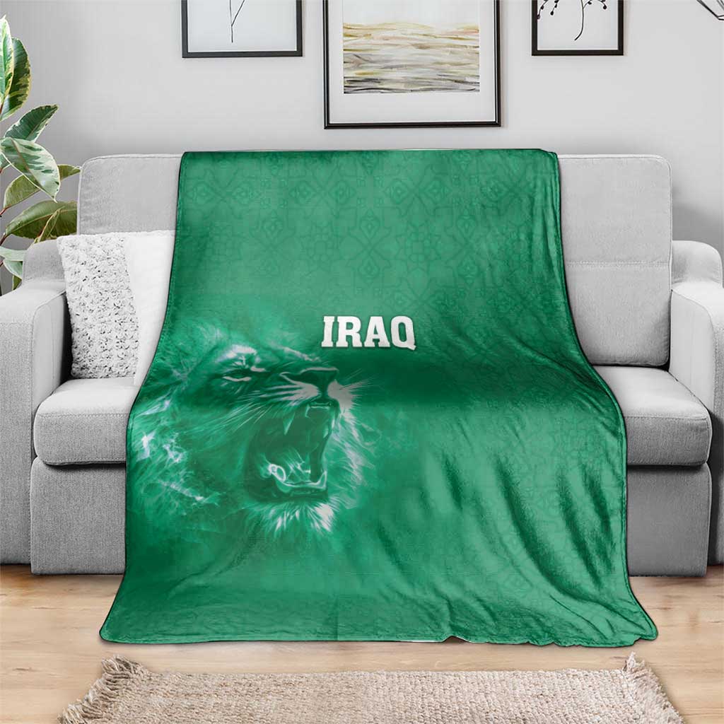 Iraq Football Blanket Go Champions - Wonder Print Shop