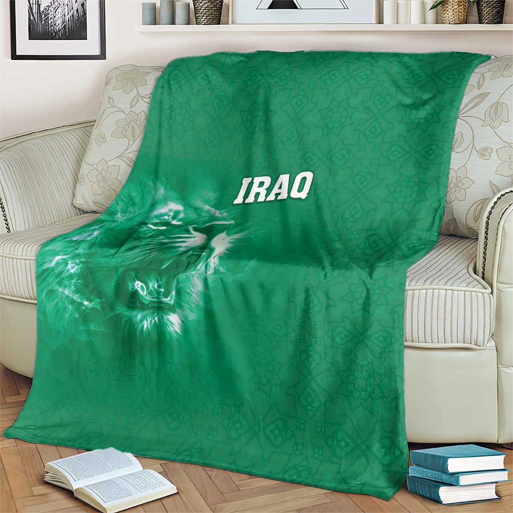 Iraq Football Blanket Go Champions - Wonder Print Shop