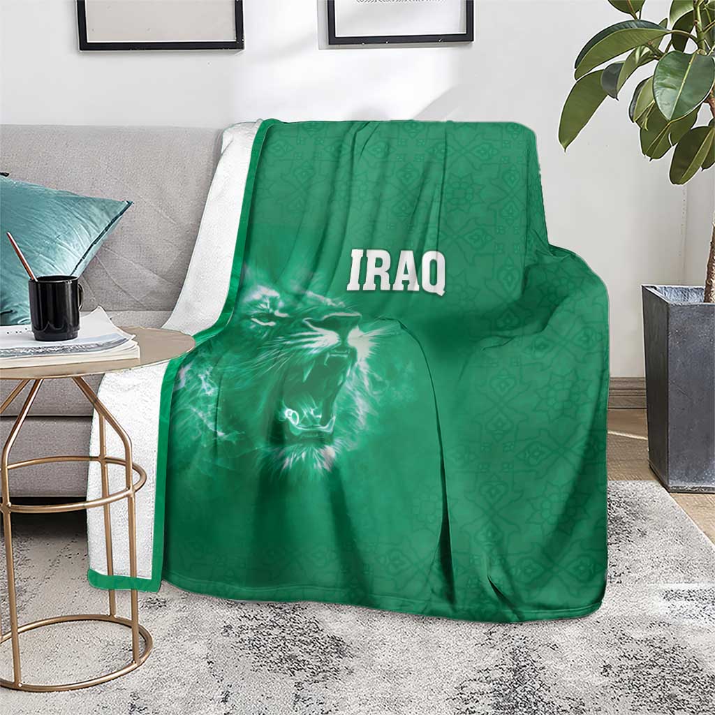Iraq Football Blanket Go Champions - Wonder Print Shop