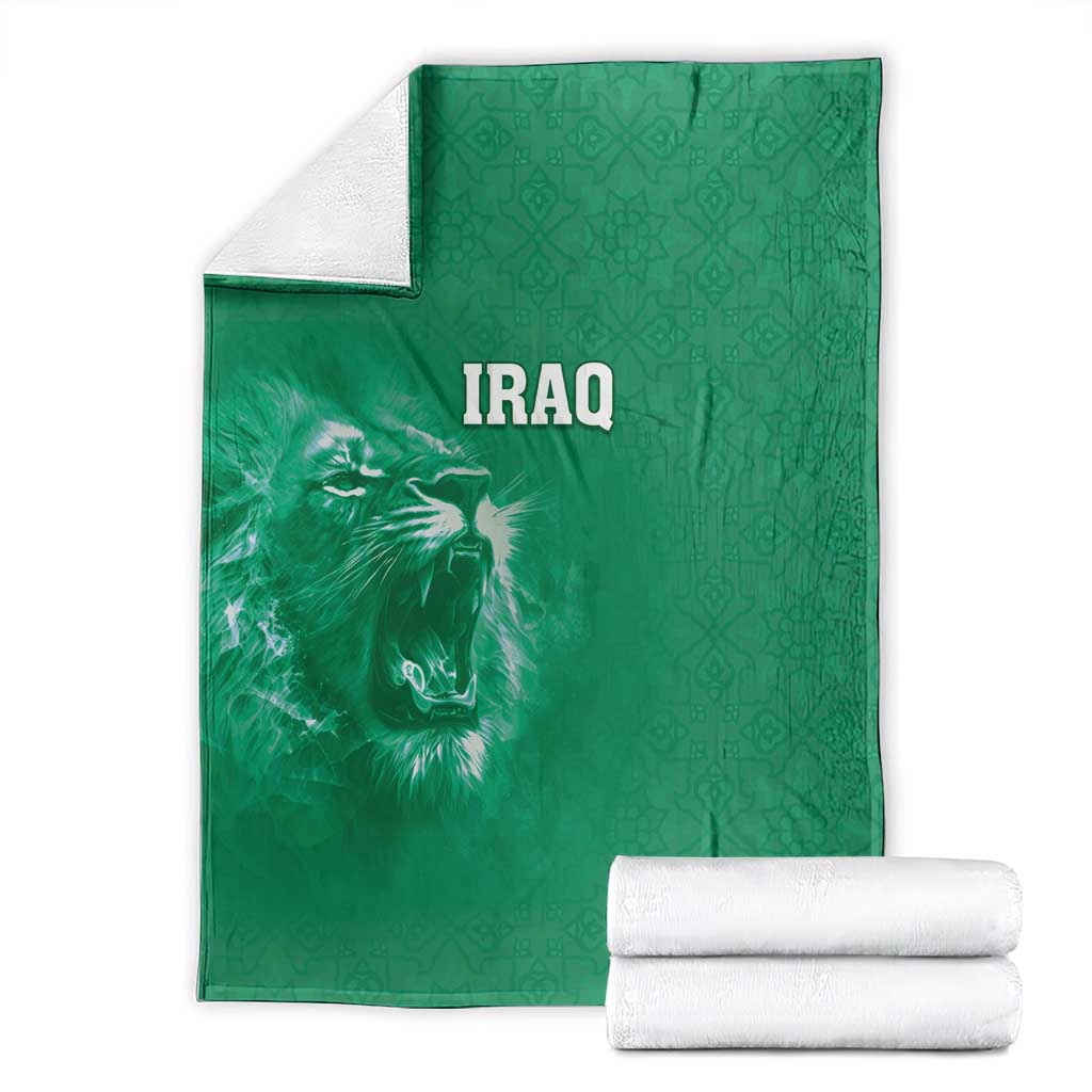 Iraq Football Blanket Go Champions - Wonder Print Shop