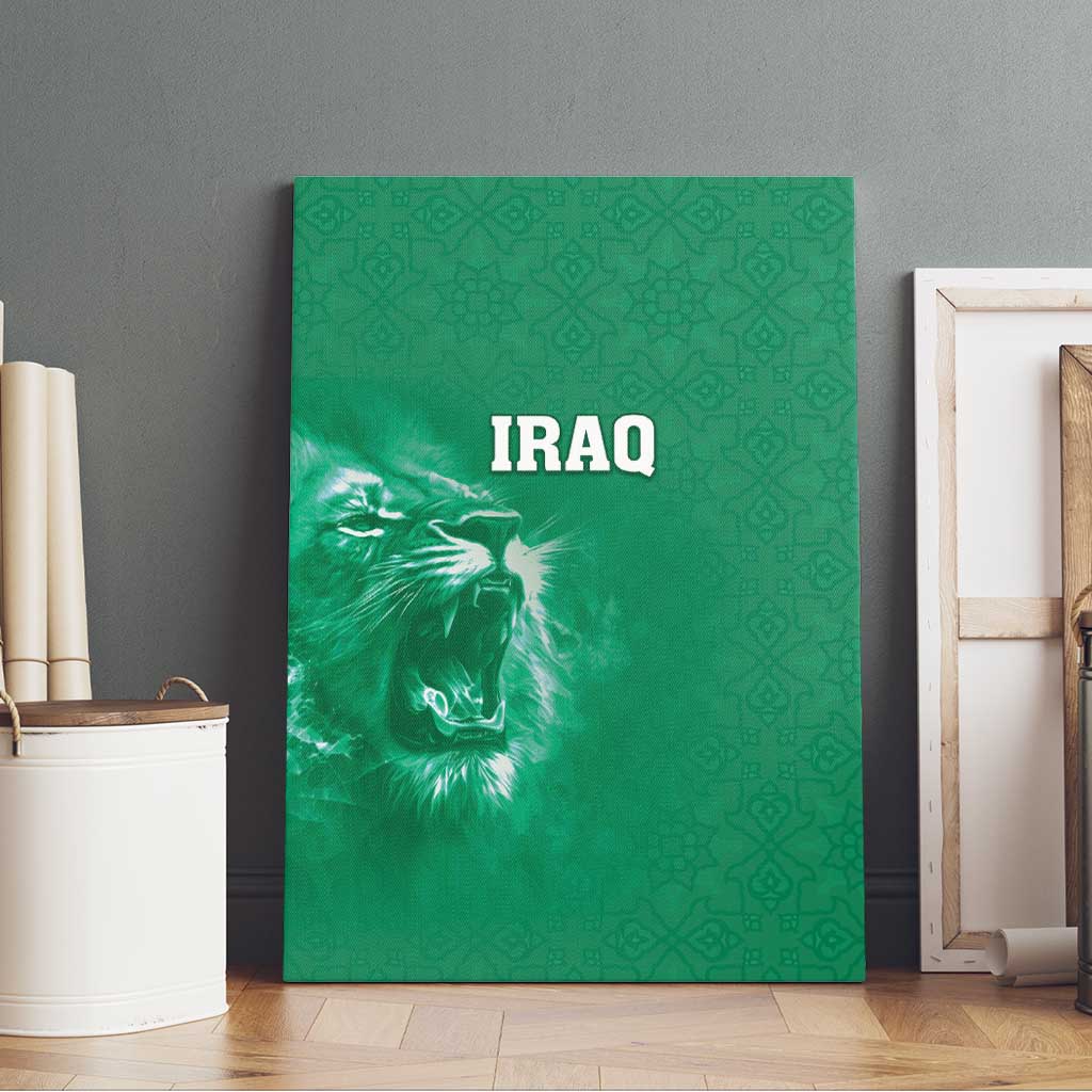 Iraq Football Canvas Wall Art Go Champions - Wonder Print Shop