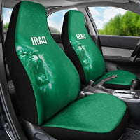 Iraq Football Car Seat Cover Go Champions - Wonder Print Shop