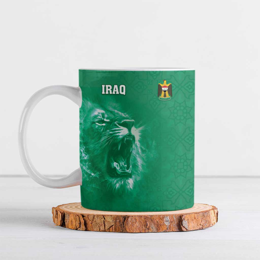 Custom Iraq Football Ceramic Mug Go Champions - Wonder Print Shop