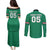 Custom Iraq Football Couples Matching Puletasi and Long Sleeve Button Shirt Go Champions - Wonder Print Shop
