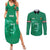 Custom Iraq Football Couples Matching Summer Maxi Dress and Long Sleeve Button Shirt Go Champions - Wonder Print Shop