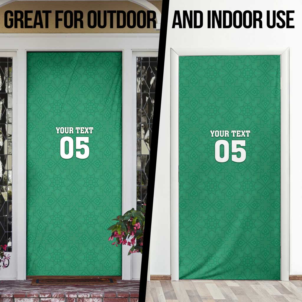 Custom Iraq Football Door Cover Go Champions - Wonder Print Shop
