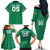 Custom Iraq Football Family Matching Off The Shoulder Long Sleeve Dress and Hawaiian Shirt Go Champions - Wonder Print Shop